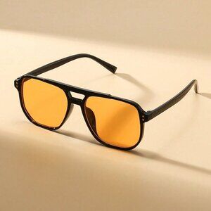 Orange Party  Unisex Y2k Outdoor Sports Glasses